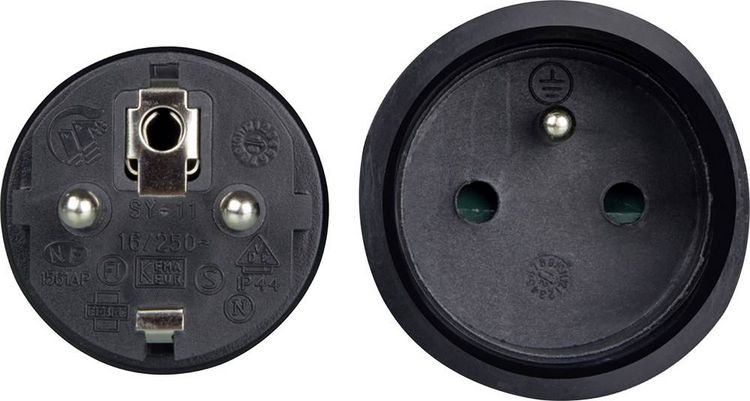 Produktbild: Perel EC10R25STBHQ Strom Verl&auml;ngerungskabel 16A Schwarz 10.00m H05RR-F 3G 2,5mm&sup2;