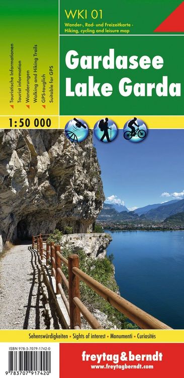 Produktbild: freytag & berndt Wanderkarte WKI 01 Gardasee 1:50.000