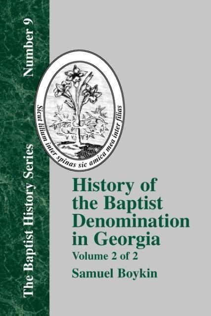 Produktbild: History Of The Baptist Denomination In Georgia - Vol. 2