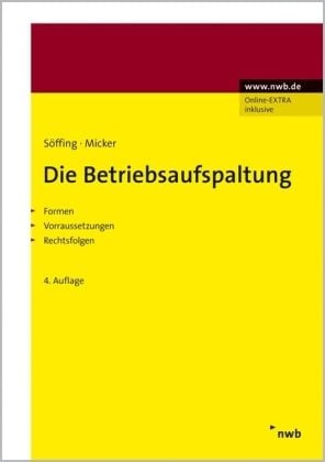 Produktbild: Die Betriebsaufspaltung