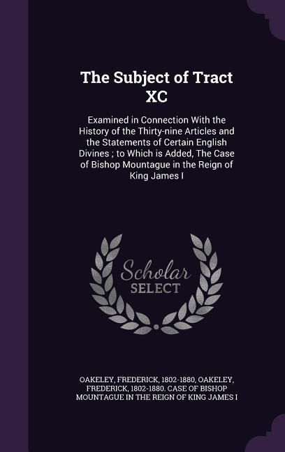 Produktbild: The Subject of Tract XC