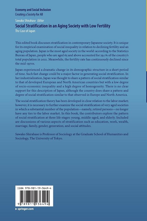 Produktbild: Social Stratification in an Aging Society with Low Fertility