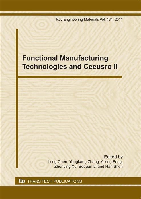 Produktbild: Functional Manufacturing Technologies and Ceeusro II