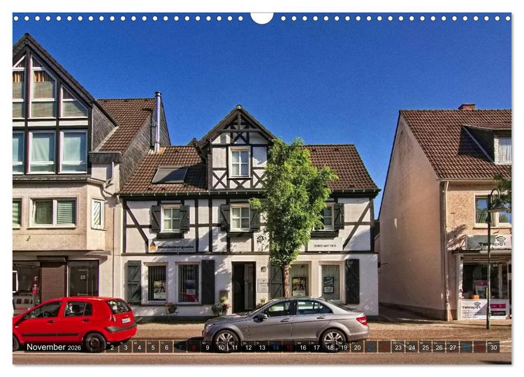 Produktbild: Stadtansichten Overath - Die charmante Stadt an Agger und S&uuml;lz (Wandkalender 2026 DIN A3 quer), CALVENDO Monatskalender