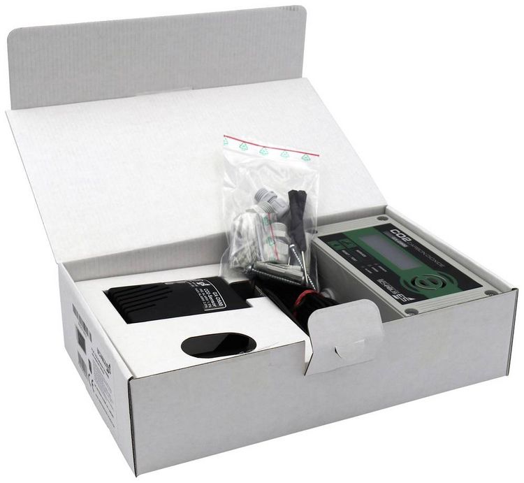 Produktbild: Schabus GX-D500 Kohlendioxid-Melder mit externem Sensor netzbetrieben detektiert Kohlendioxid