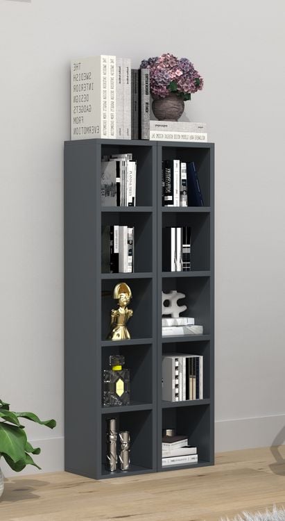 Produktbild: Holz CD DVD Stand Aufbewahrung Deko Regal Megosa S