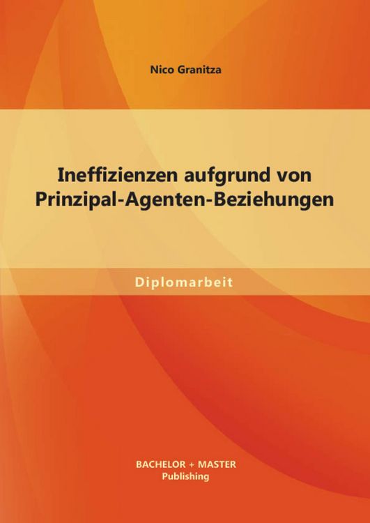Produktbild: Ineffizienzen aufgrund von Prinzipal-Agenten-Beziehungen