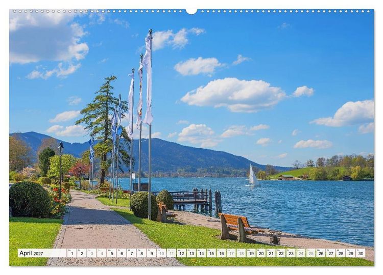 Produktbild: Es is so schee am Tegernsee (Wandkalender 2027 DIN A2 quer), CALVENDO Monatskalender