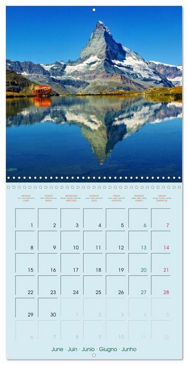 Produktbild: Discover Zermatt - Matterhorn - Switzerland (Wall Calendar 2026 12 &times; 12 Inch) CALVENDO 12 Month Wall Calendar