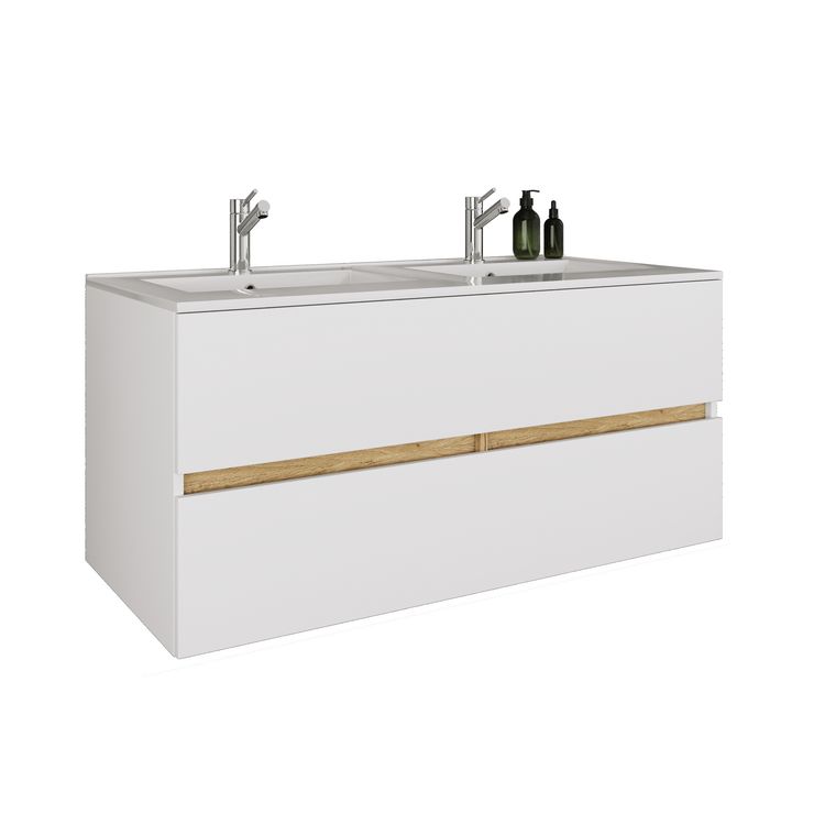 Produktbild: 2 tlg. Badm&ouml;bel-Set mit Waschbecken Cosila-I 112cm