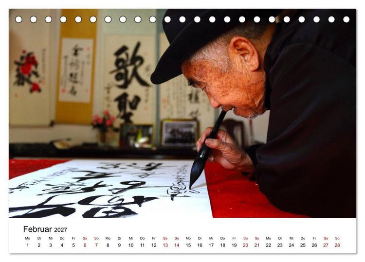 Produktbild: Wildes China (Tischkalender 2027 DIN A5 quer), CALVENDO Monatskalender