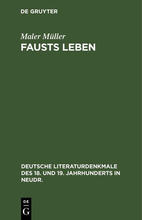 Produktbild: Fausts Leben