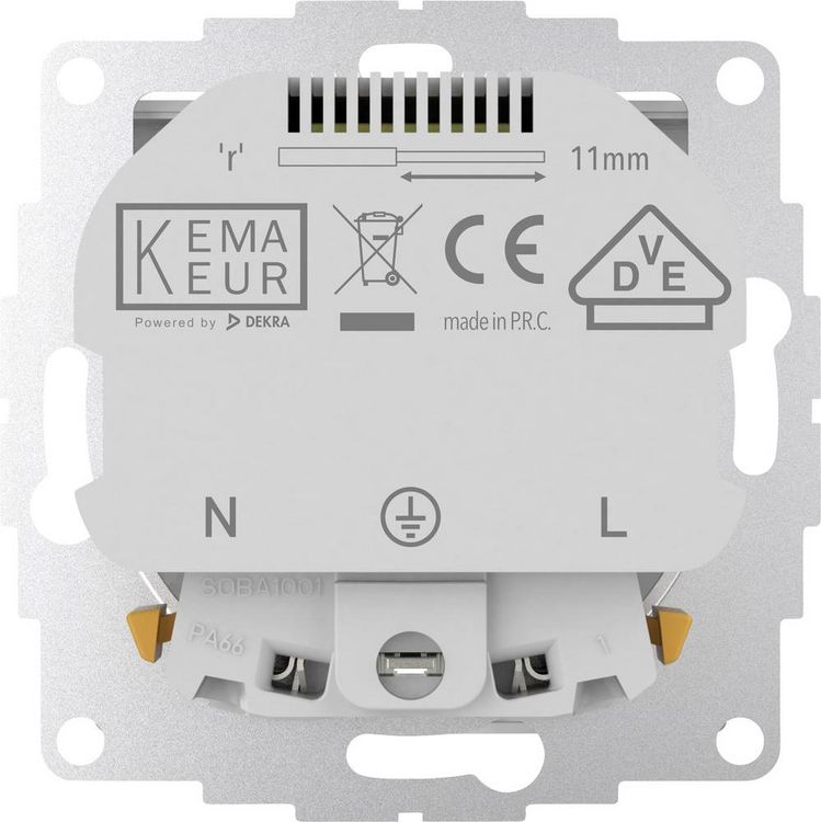 Produktbild: 2USB 2U-449511 1fach Schutzkontakt-Steckdose mit USB-Ladeausgang, erh&ouml;hter Ber&uuml;hrungsschutz, VDE IP20 Reinwei&szlig; (RAL 9010)