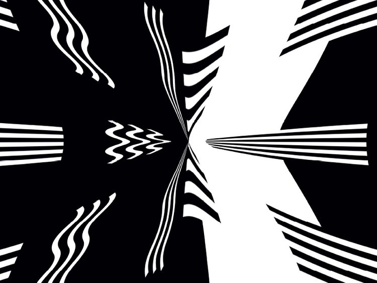 Produktbild: CALVENDO Puzzle Chaos in schwarz und wei&szlig; | 1000 Teile Lege-Gr&ouml;&szlig;e 64x48cm Foto-Puzzle f&uuml;r gl&uuml;ckliche Stunden