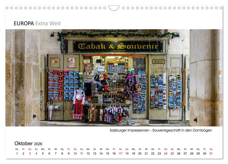 Produktbild: Salzburger Impressionen - Panoramabilder (Wandkalender 2026 DIN A3 quer), CALVENDO Monatskalender
