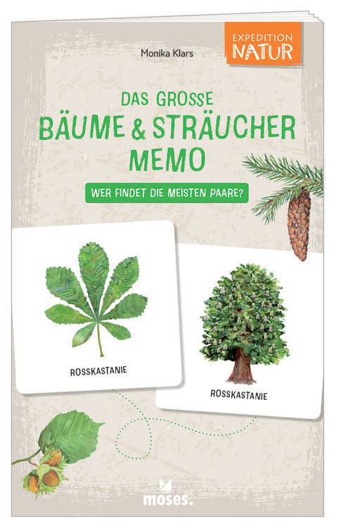 Produktbild: Das gro&szlig;e B&auml;ume & Str&auml;ucher Memo - Wer findet die meisten Paare?