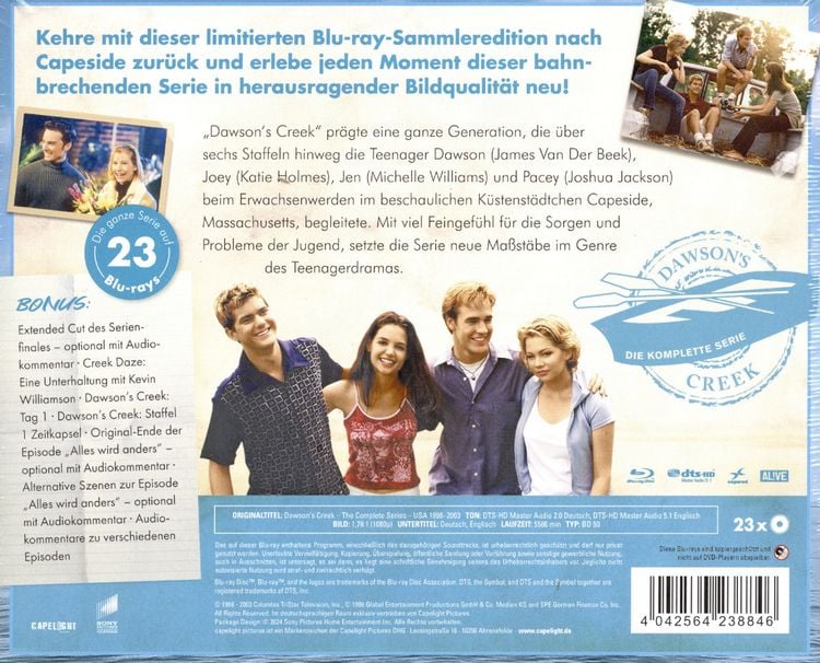Produktbild: Dawson's Creek - Die komplette Serie [23 BRs]