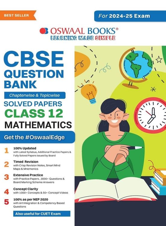Produktbild: Oswaal CBSE Question Bank Class 12 Mathematics, Chapterwise and Topicwise Solved Papers For Board Exams 2025