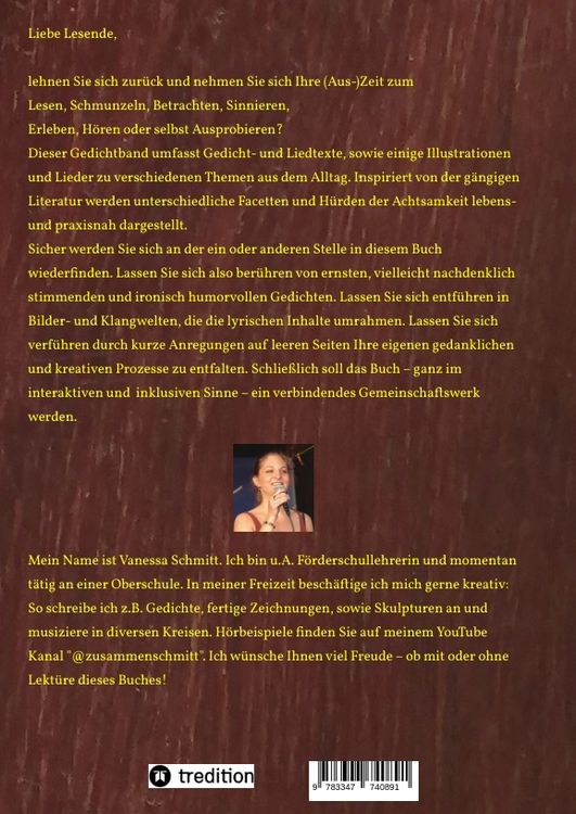 Produktbild: Unser Auf und Ab der Achtsamkeit - 60 Gedichte und 30 Illustrationen rund um das Thema (Un-)Achtsamkeit im Alltag