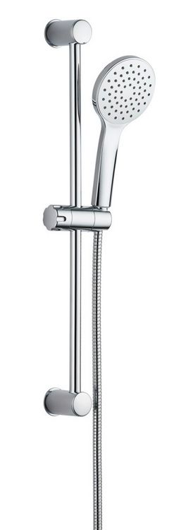 Produktbild: Brauseset Mod. No. 2, chrom, Edelstahl, 60 cm, &Oslash; 18 mm, f&uuml;r einfache Kalkreinigung