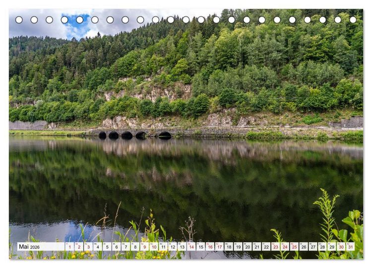 Produktbild: Schwarzwald - Das Murgtal (Tischkalender 2026 DIN A5 quer), CALVENDO Monatskalender