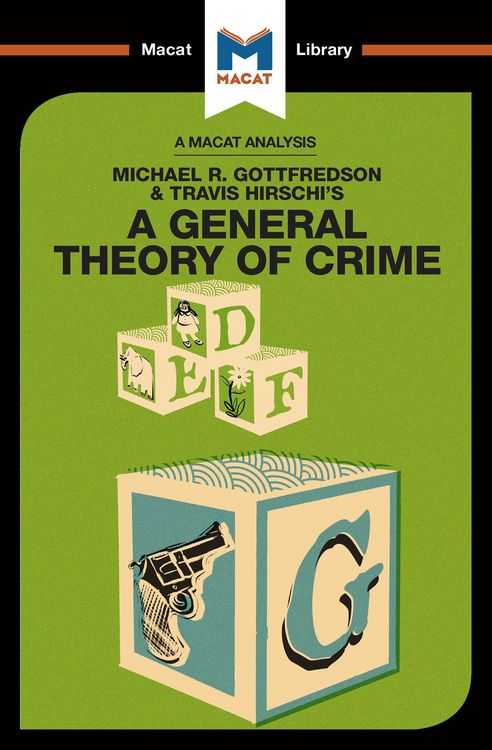 Produktbild: An Analysis of Michael R. Gottfredson and Travish Hirschi's A General Theory of Crime