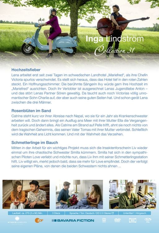 Produktbild: Inga Lindstr&ouml;m Collection 31 [3 DVDs]
