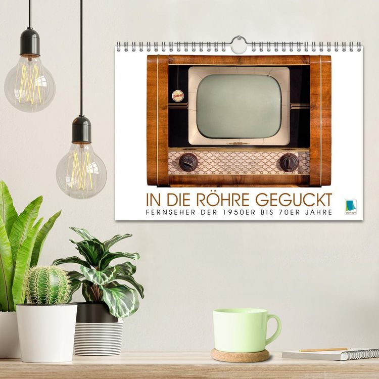 Produktbild: Fernseher der 1950er bis 70er Jahre: In die R&ouml;hre geguckt (Wandkalender 2026 DIN A4 quer), CALVENDO Monatskalender