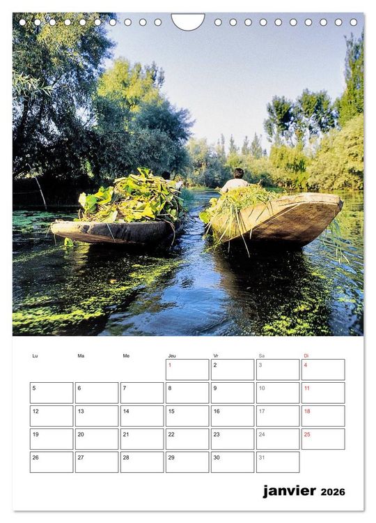 Produktbild: L'Inde du Nord (Calendrier mural 2026 DIN A4 horizontal), CALVENDO calendrier mensuel