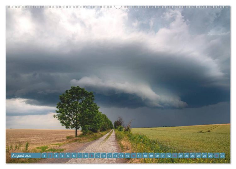Produktbild: Fantastische Wetterfotos (Wandkalender 2026 DIN A2 quer), CALVENDO Monatskalender