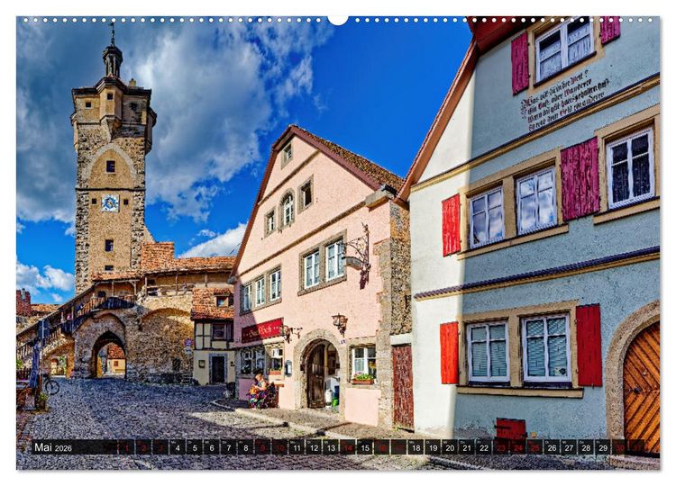 Produktbild: T&uuml;rme und Tore (hochwertiger Premium Wandkalender 2026 DIN A2 quer), Kunstdruck in Hochglanz