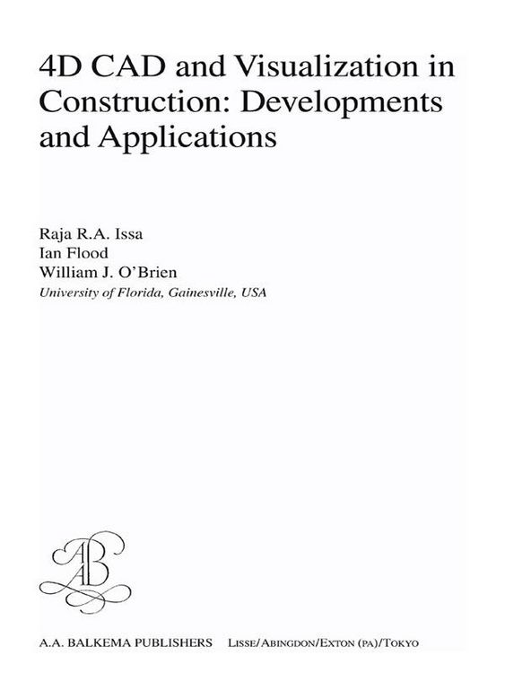 Produktbild: 4D CAD and Visualization in Construction