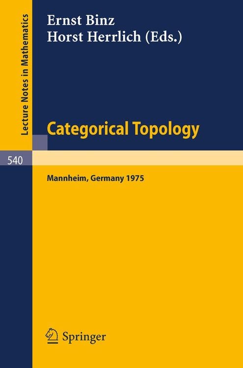 Produktbild: Categorical Topology