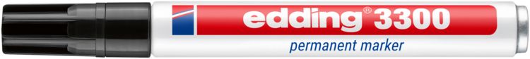 Produktbild: Edding 3300 Permanentmarker 3300 schwarz