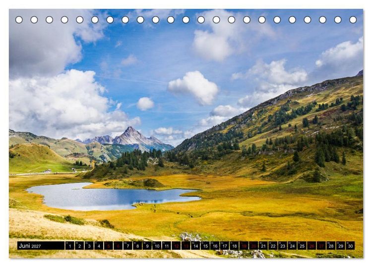 Produktbild: Wundersch&ouml;nes Lechtal (Tischkalender 2027 DIN A5 quer), CALVENDO Monatskalender
