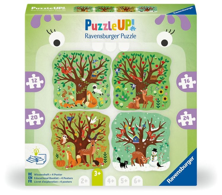 Produktbild: Kinderpuzzle 12, 16, 20, 24 Teile - Puzzle UP! Vier Jahreszeiten