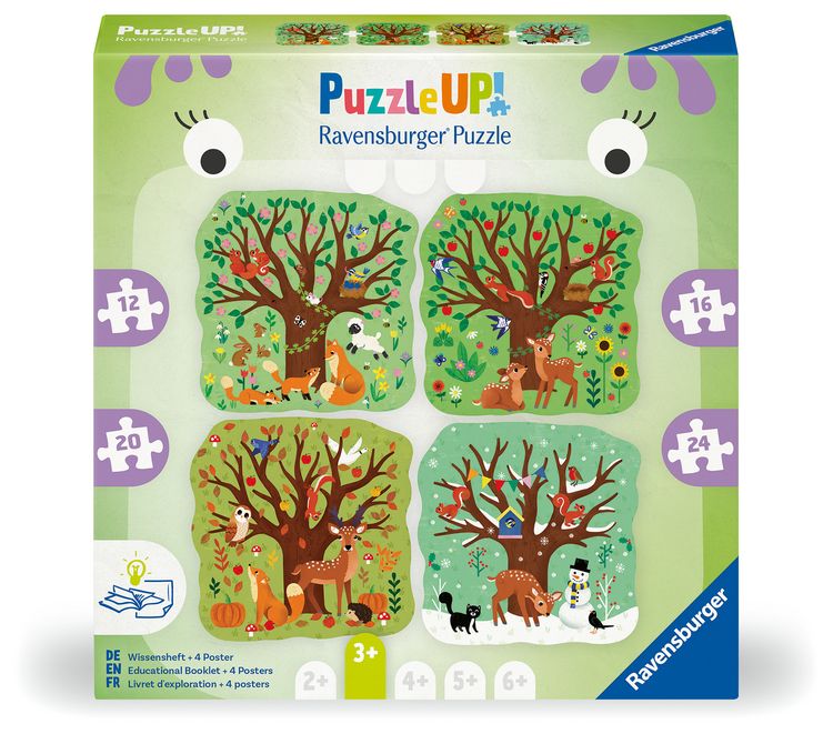 Ravensburger Kinderpuzzle – 2x 12 Teile, Motive „Komm, Wir Gehen Einkaufen“ – Ab 3 Jahren