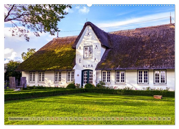 Produktbild: IN SYLT VERLIEBT (hochwertiger Premium Wandkalender 2026 DIN A2 quer), Kunstdruck in Hochglanz