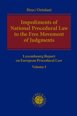 Produktbild: Impediments of National Procedural Law to the Free Movement of Judgments