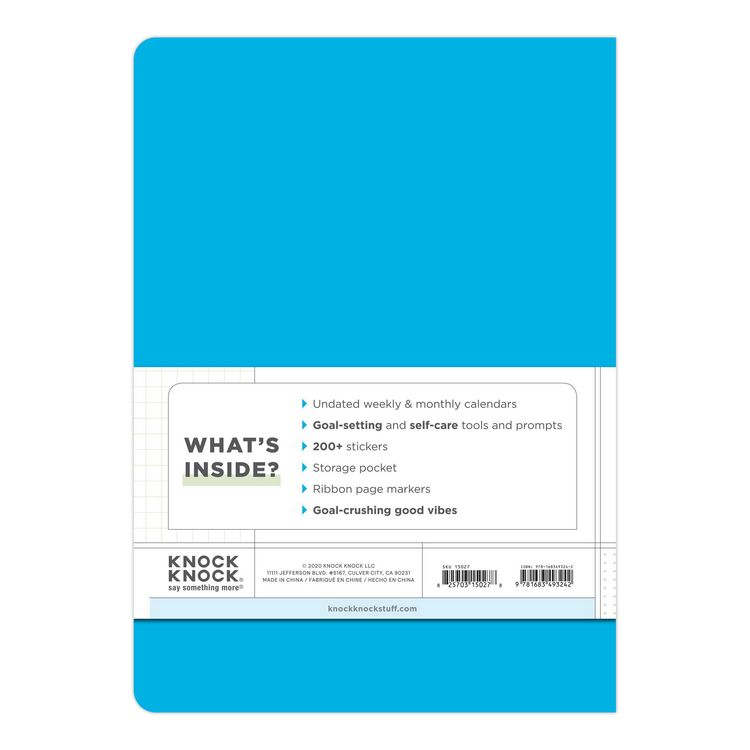 Produktbild: Crush Those Goals Undated Planner and Weekly Agenda Notebook