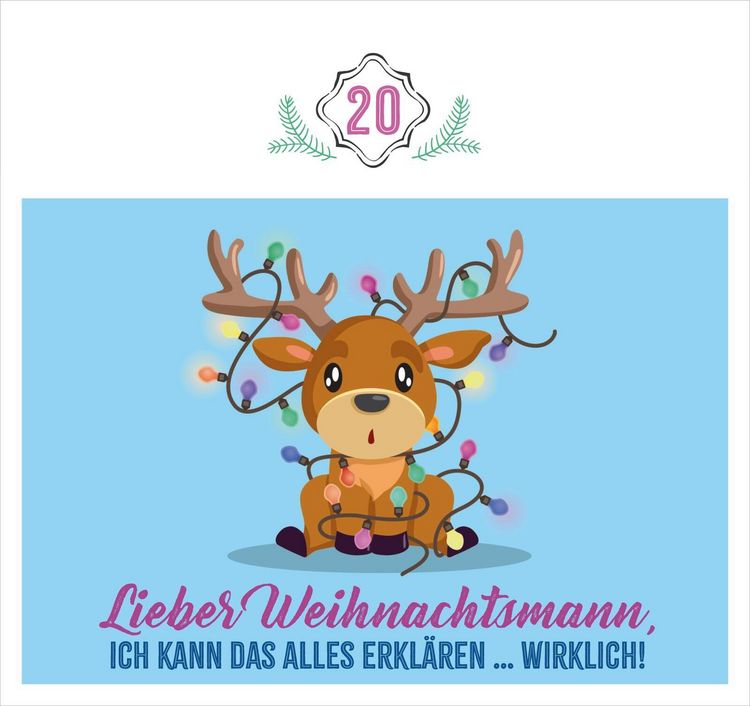 Produktbild: Postkarten-Adventskalender. Bitte lassen Sie Ihr Geb&auml;ck nicht unbeaufsichtigt!