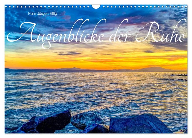 Produktbild: Augenblicke der Ruhe (Wandkalender 2026 DIN A3 quer), CALVENDO Monatskalender