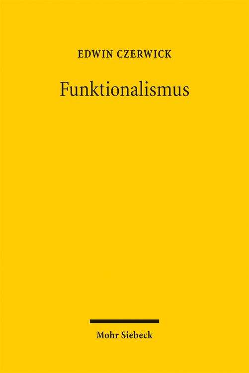 Produktbild: Funktionalismus