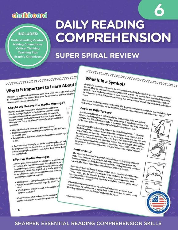 Produktbild: Daily Reading Comprehension Grade 6