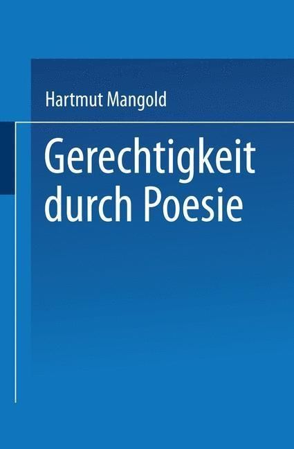 Produktbild: Gerechtigkeit durch Poesie