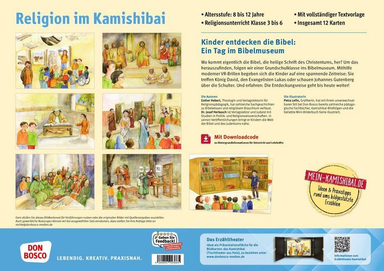 Produktbild: Wie die Bibel entstanden ist. Kamishibai Bildkartenset
