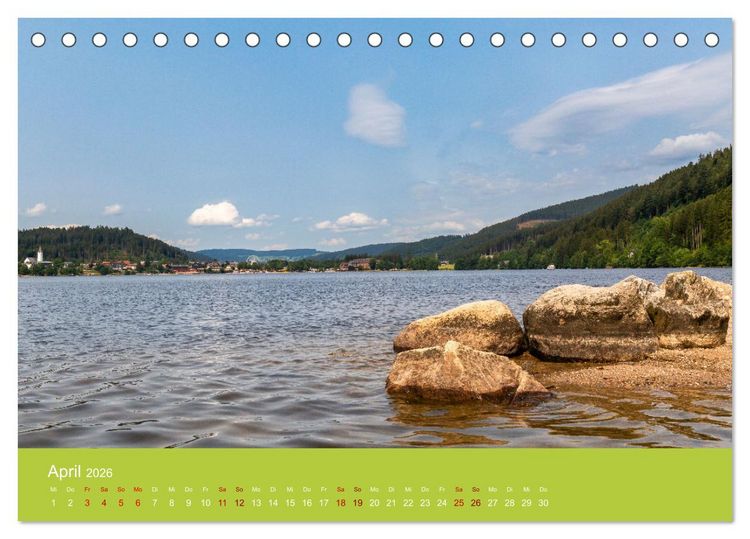 Produktbild: Hochschwarzwald - Traumhafte Landschaften im Schwarzwald (Tischkalender 2026 DIN A5 quer), CALVENDO Monatskalender