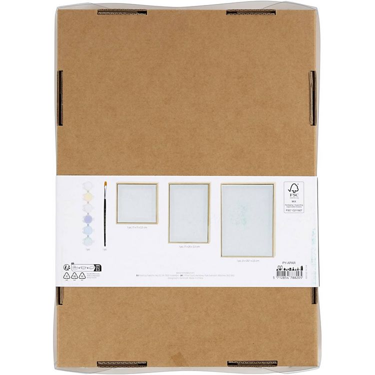 Produktbild: Creativ Company Mix Gespannte Leinwand, Pastellfarben