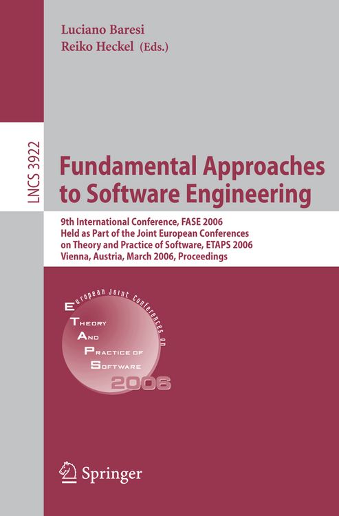 Produktbild: Fundamental Approaches to Software Engineering