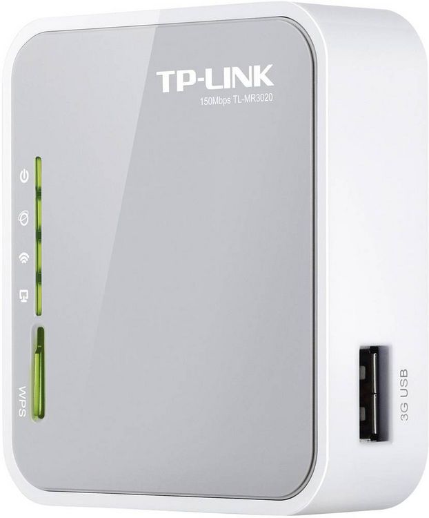 Produktbild: TP-LINK TL-MR3020 WLAN Router 2.4 GHz 150 MBit/s